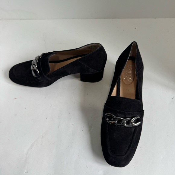 Franco Sarto LAVAL Black Suede Pump. Size 6.5 - Picture 6 of 12